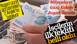 2020 Yılı Asgari ücret pazarlığında işçilerden ilk teklif | Türk-İş Sendikası Asgari Ücret Teklifi