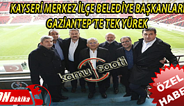 Başkan İlmek ve KBB Başkanı Büyükkılıç Gaziantep Maçında!!!