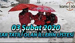 Yarın Okullar Tatil mi? Şubat 2020 Kar Tatili olan İller