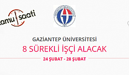 Gaziantep Üniversitesi 8 Sürekli İşçi Personel Alımı