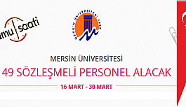 Mersin Üniversitesi 49 Sözleşmeli Personel Alımı