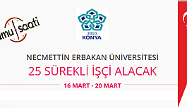 Necmettin Erbakan Üniversitesi 25 İşçi Personel Alımı
