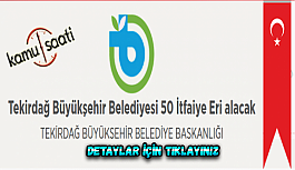 Tekirdağ Büyükşehir Belediyesi 50 İtfaiye Eri alacak