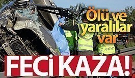 Trabzon'da feci kaza! 1 ölü, 4 yaralı