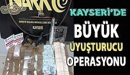 Kayseri'deki uyuşturucu operasyonunda 3 şüpheli gözaltına alındı
