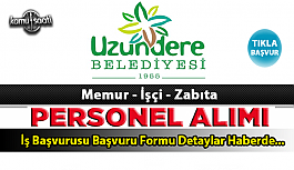 Erzurum Uzundere Belediyesi personel alımı 2022 Uzundere Belediyesi 2 İşçi Alacak
