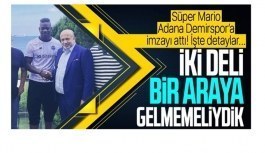 Mario Balotelli, Adana Demirspor için Türkiye'ye geldi