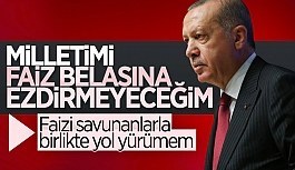 Cumhurbaşkanı Erdoğan'dan faiz konusunda net açıklama
