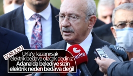 Kemal Kılıçdaroğlu'na Adana'da 'çiftçiye bedava elektrik' sorusu