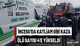 Kayseri’nin İncesu ilçesinde meydana gelen trafik kazada 4 Kişi Hayatını Kaybetti