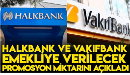 Halkbank ve Vakıfbank emekli promosyon miktarlarını açıkladı