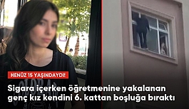 Bursa'da Sigara içerken öğretmenine yakalanan genç kız kendini 6. kattan boşluğa bıraktı