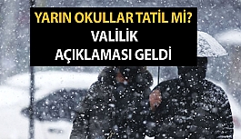 Kayseri'de Okullar tatil mi? 6 Şubat 2023 Pazartesi Kar Tatili Var mı?