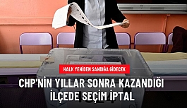 CHP'nin yıllar sonra kazandığı Kayseri Pınarbaşı'nda seçim iptal edildi