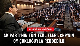 İBB meclisinde yeni dönem! AK Parti'nin teklifleri, CHP'nin oy çokluğuyla reddedildi