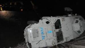 Şırnak Silopi'de zırhlı polis aracı devrildi: 8 yaralı