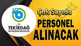 Tekirdağ Büyükşehir Belediyesi Personel...